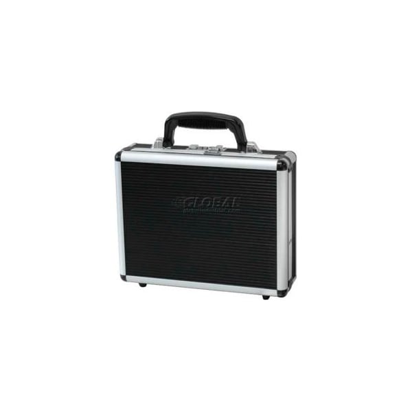 T.Z. Case International Inc. TZ Case, Pistol Case, 11-1/2"L x 9"W x 3-1/4"H, Black Stripe TZ0011-BS+ - main